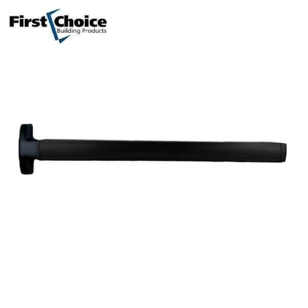 FIRST CHOICE FIRSTCHOIC3690 VERTICAL ROD DEVICE 253.80 
EXIT ONLY, NO TRIM 36 INCHES BLACK ANODIZED FCH-369036-BL